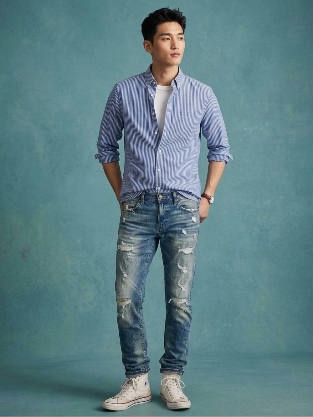 American Eagle Outfitters Cotton Button Down